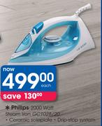 Philips 2000 Watt Steam Iron GC1028/20