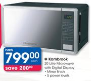 Kambrook 20 Litre Microwave With Digital Display