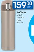 Clicks Gold Vacuum Flask-500ml