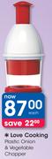Love Cooking Plastic Onion & Vegetable Chopper-Each