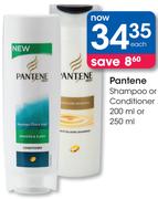 Pantene Shampoo Or Conditioner 200/250Ml-Each