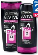 L'Oreal Elvive Shampoo 250Ml Or Conditioner 400Ml-Each
