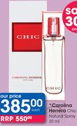 Carolina Herrera Chic Natural Spray-30Ml