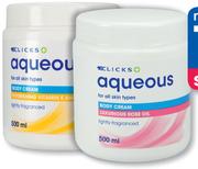 Clicks Aqueous Body Cream-200Ml Each