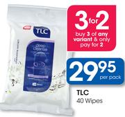 TLC 40 Wipes-Per Pack