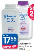 Johnson's Baby Powder-200G Each