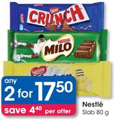 Nestle Slab-2x80G