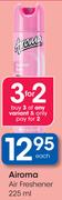 Airoma Air Freshener-225Ml Each