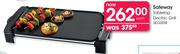 Safeway Tabletop Electric Grill-SEG001B