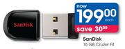 SanDisk 16GB Cruzer Fit - Each