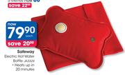 Safeway Electric Hot Water Bottle JA3324-Each