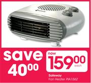 Safeway Fan Heater PIA 1562