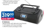 Safeway USB/SD Radio With USB & SD Card Reader