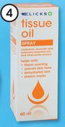 Clicks Tissue Oil Spray-60ml