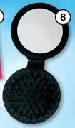 Clicks Travel Hairbrush And Mini Mirror
