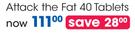 Herbex Booster Attack The Fat-40 Tablets