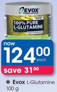 Evox L-Glutamine-100g