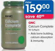 GNC Calcium Complete 90 Softgels-Per Pack