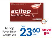 Acitop Fever Blister Cream-2g Each