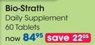 Bio-Strath Daily Supplement 60 Tablets-Each Pack