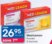 Med-Lemon Powder 8 Sachets-Per Pack