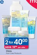 Clicks Foot Care Products-2 For