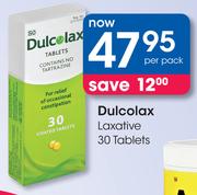 Dulcolax Laxative 30 Tablets-Per Pack