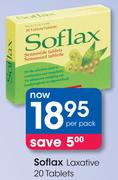 Soflax Laxative 20 Tablets-Per Pack
