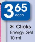 Clicks Energy Gel-10ml