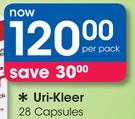 Uri-Kleer 28 Capsules-Per Pack