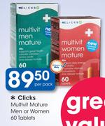 Clicks Multivit Mature Men Or Women 60 Tablets-Per Pack