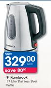 Kambrook 1.7Ltr Stainless Steel Kettle