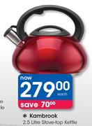 Kambrook 2.5Ltr Stove Top Kettle