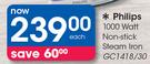 Philips 1000 Watt Non Stick Steam Iron GC1418/30