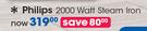 Philips 2000 Watt Steam Iron