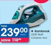 Kambrook 2200 Watt Ceramic Iron