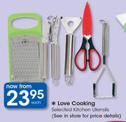 Love Cooking Selected Kitchen Utensils-Each