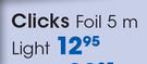 Clicks Foil Light-5m 