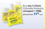 Clicks Citronella Products-Each