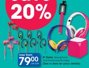 Sway Headphone & Earphone Bundles-Per Pair