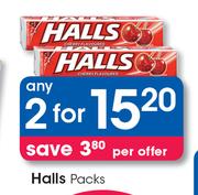 Halls Packs-For 2