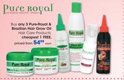 Pure-Royal & Brazilian Hair Grow Oil Hair Care Products-Each