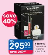 Yardley Cosmetic & Fragrance Value Pack-Per Pack
