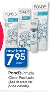 Pond's Pimple Clear Products-Each