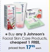Johnson's Facial Skin Care Products-Each