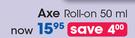 Axe Roll On-50ml Each