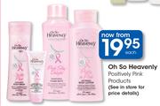 Oh So Heavenly Positively Pink Products-Each