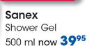 Sanex Shower Gel-500ml Each