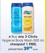 Clicks Hygiene Body Wash-500ml Each