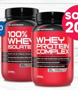 GNC Pro Performance Whey Protein Complex 32 Servings-Each